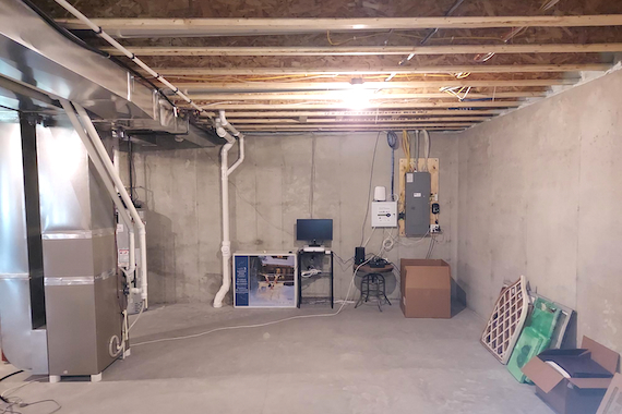 Basement before.