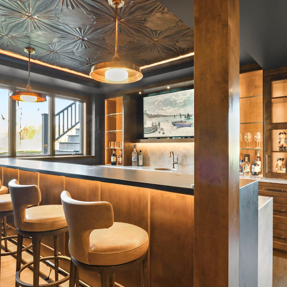 Bishops Bay basement remodel.