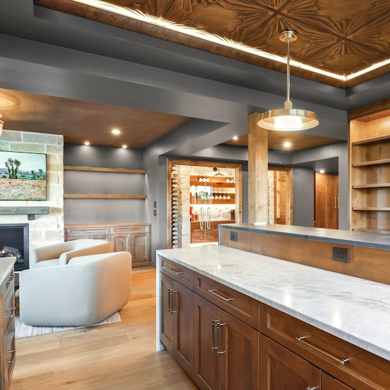 Bishops Bay basement remodel.