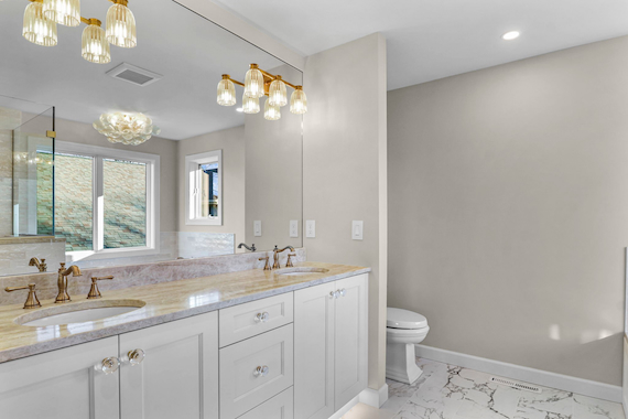 Bathroom remodel after.