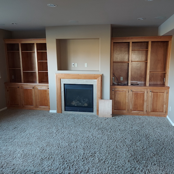 Bishops Bay basement remodel before.
