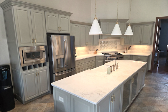 Kitchen after remodeling.