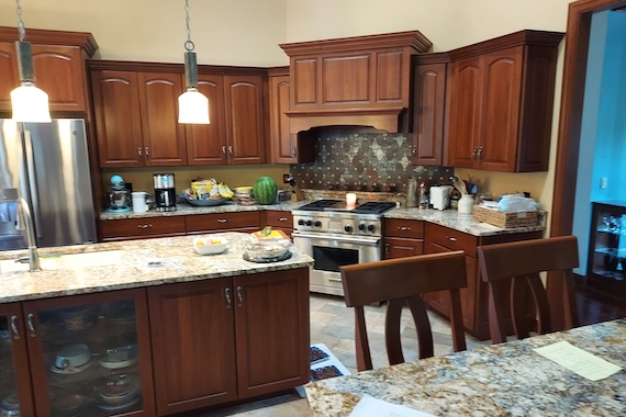 Above kitchen before remodeling.