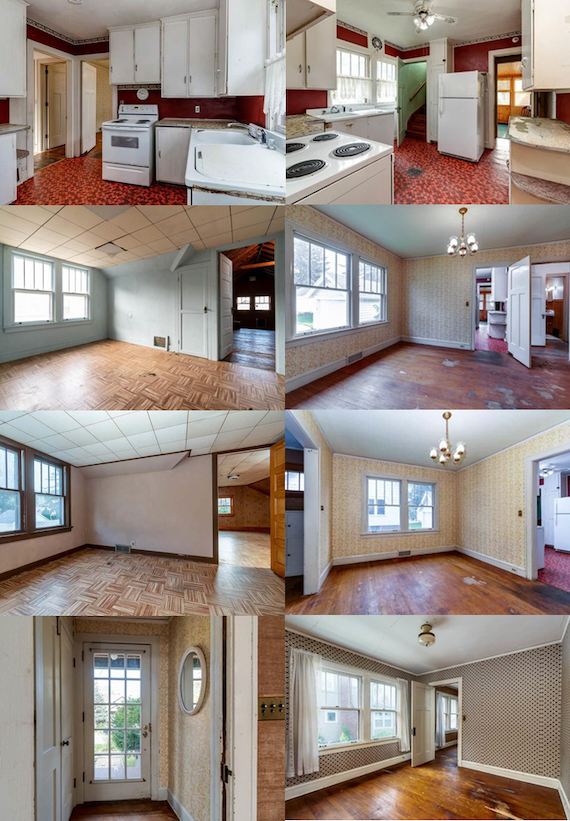 Monroe Street area home interior before.