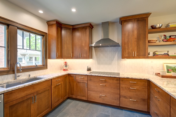 Kitchen after remodeling.