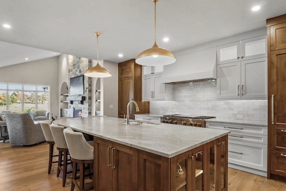 Kitchen after remodeling.