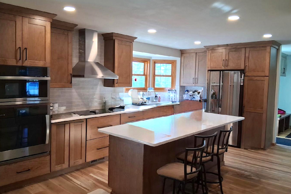 Kitchen after remodeling.