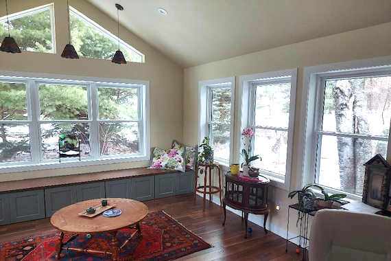 Inside view of 200 Sq.Ft. addition in Oregon after.